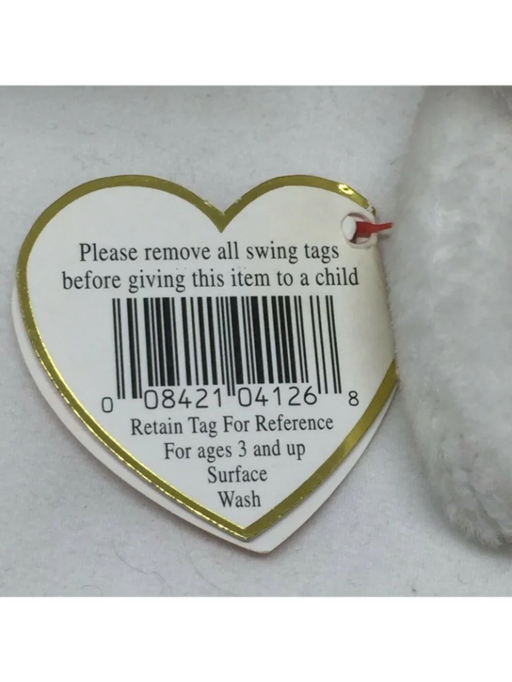 Ty Beanie Baby Gracie Swan Bird Plush Stuffed Animal Retired W Tag June 17 1996